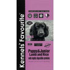 Puppy & Junior Lamb and Rice DOG  Kennels`Favourite